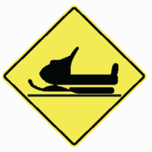 SNOWMOBILE CROSSING